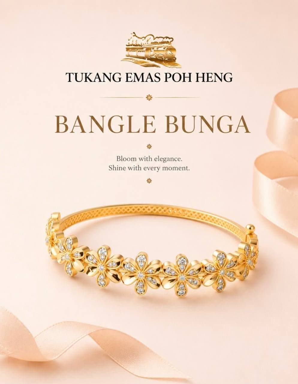 Gelang Bunga 916